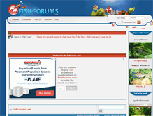 Tablet Screenshot of fishforums.com